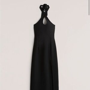 Abercrombie Keyhole Halter Maxi Dress